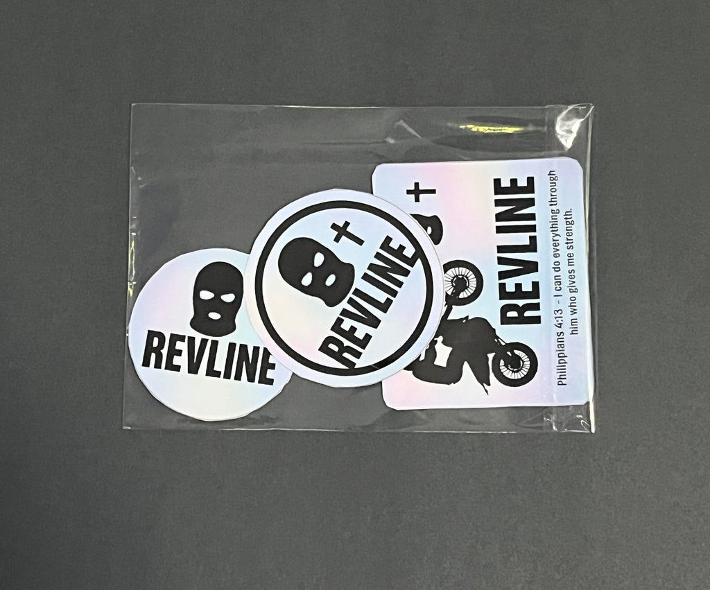 Multi Color Revline Stickers